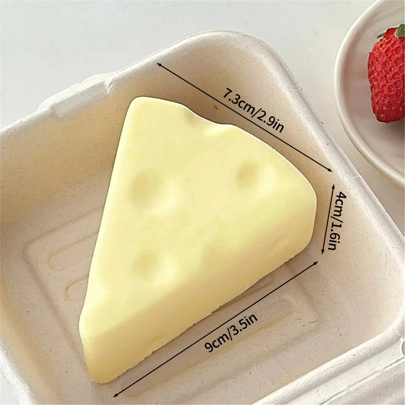 Simulation Butter Stick Squishy Cheese Fidget Toys Squeeze Ornament Office Stress Relief Toy Slow Rise Squeeze Squishy Gifts