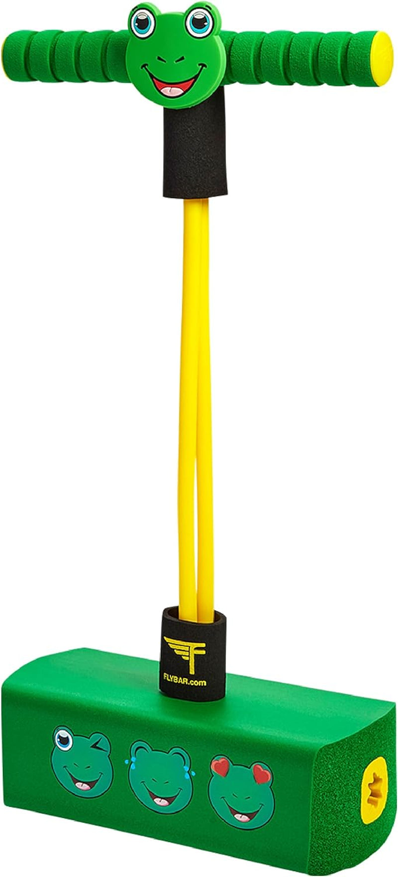My First Foam Pogo Jumper for Kids Fun and Safe Pogo Stick for Toddlers, Durable Foam and Bungee Jumper for Ages 3 and Up, Supports up to 250Lbs (Frog)
