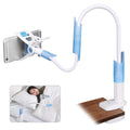 Cell Phone Clip Holder with Rotating Flexible Arm - White