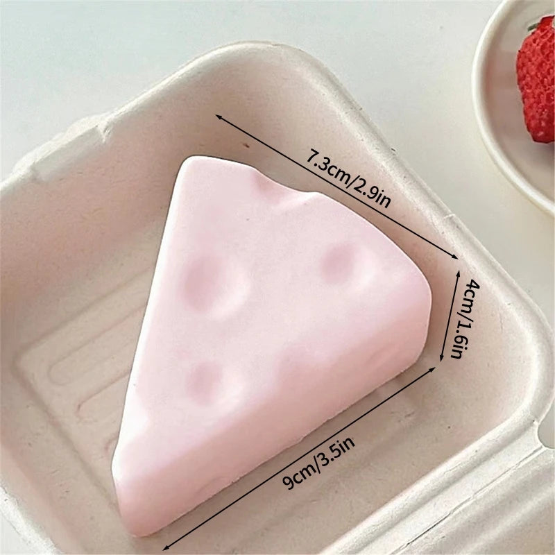 Simulation Butter Stick Squishy Cheese Fidget Toys Squeeze Ornament Office Stress Relief Toy Slow Rise Squeeze Squishy Gifts