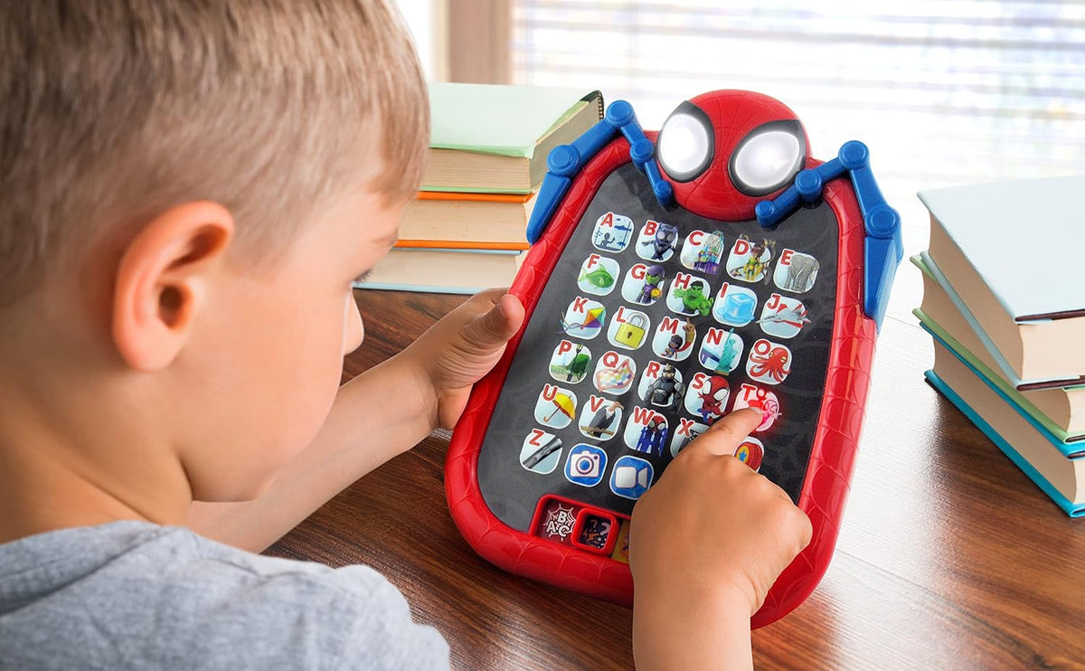 Spidey and His Amazing Friends Kids Tablet for Preschool, Tablet with Educational Games and ABC Learning for Toddlers Aged 3 and Up