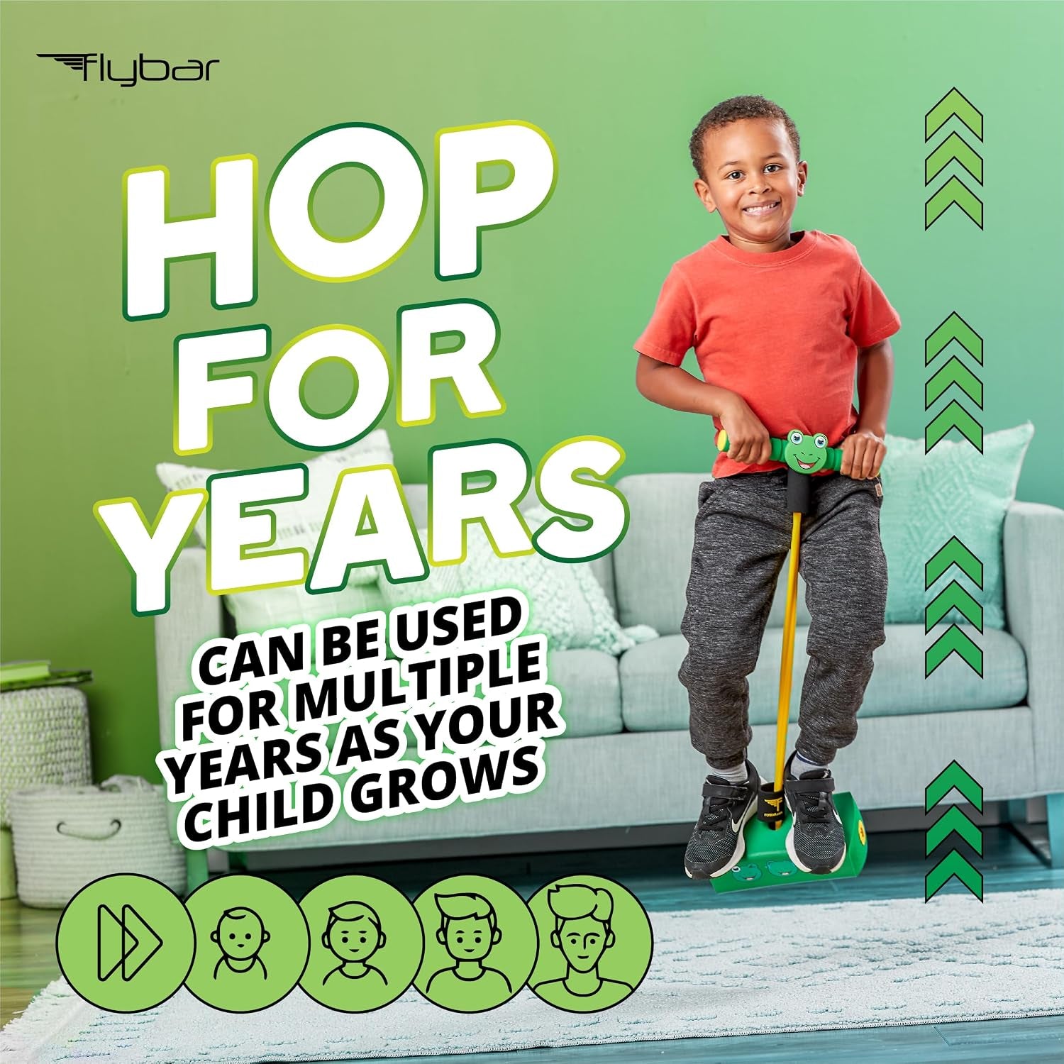 My First Foam Pogo Jumper for Kids Fun and Safe Pogo Stick for Toddlers, Durable Foam and Bungee Jumper for Ages 3 and Up, Supports up to 250Lbs (Frog)