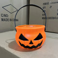 Mochi Squishy Toys with Halloween Pumpkin Bucket Trick or Treat Bucket Bat Skull Broken Hand Squeeze Toy Halloween Decorations