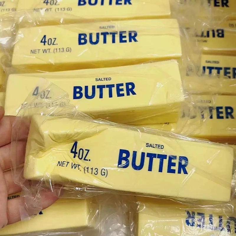 Simulation Butter Stick Squishy Cheese Fidget Toys Squeeze Ornament Office Stress Relief Toy Slow Rise Squeeze Squishy Gifts